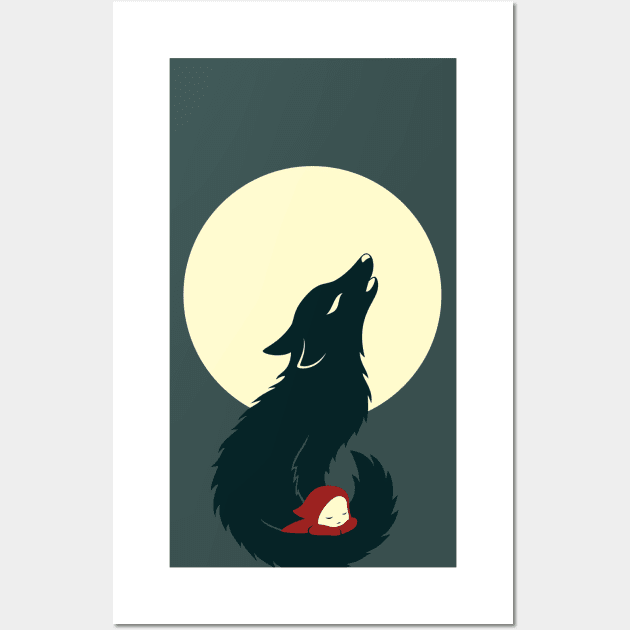 Little Red Riding Hood Wall Art by Freeminds